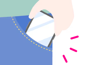 ② 薄型・軽量で子どもでも持ちやすい