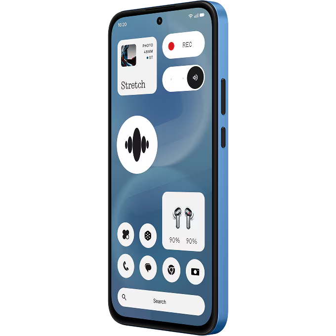 Nothing Phone (4b)を斜めから見たところ